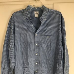 Long sleeve shirt size 44 Lacoste blue
